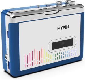پخش‌کننده کاست برند MYPIN، پخش‌کننده کاست بلوتوث‌دار قابل‌حمل اورجینال (آمازون)