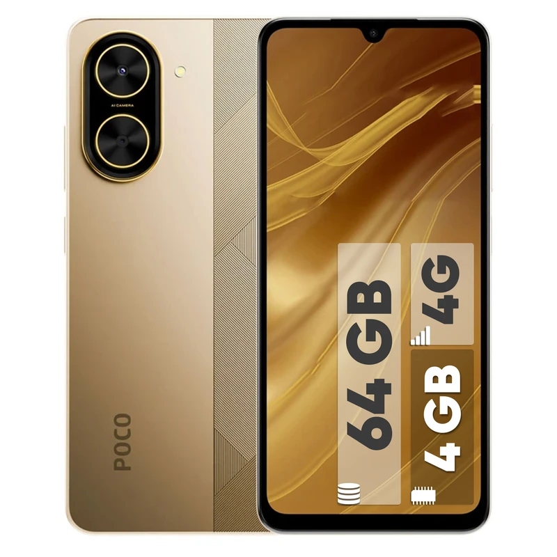 گوشی موبایل شیائومی مدل Poco C71 دو سیم‌کارت ظرفیت 64 گیگابایت و رم 4 گیگابایت